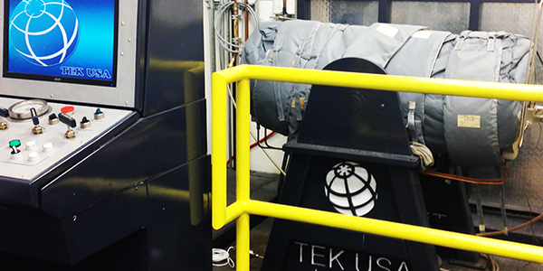 TEK Materials Testing Pressure Vessel