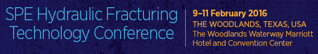 2016 SPE Hydraulic Fracturing Technology Conference
